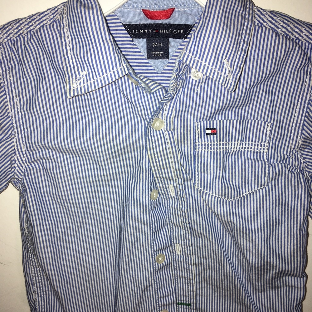 Baby tommy hillfiger dress up shirt